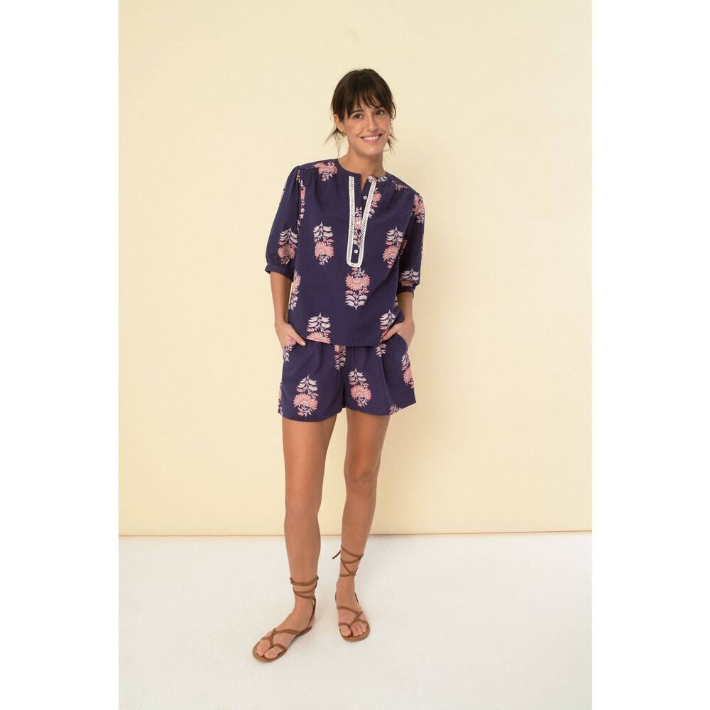 Sonmer Blue Luisa Blouse